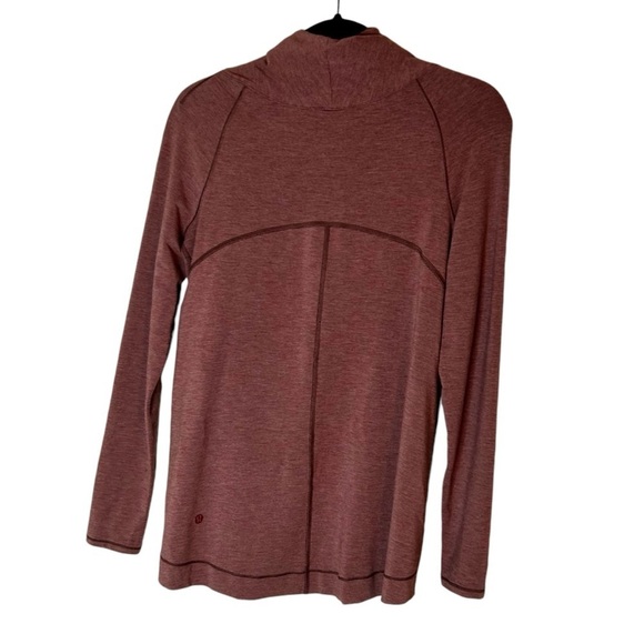 Lululemon Coast Easy Wrap- Heathered Misty Merlot- Size 2 - Picture 9 of 14